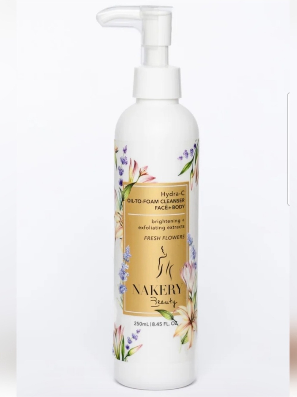 Nakery Hydra-C Oil-to-Foam Cleanser for Face & Body . New